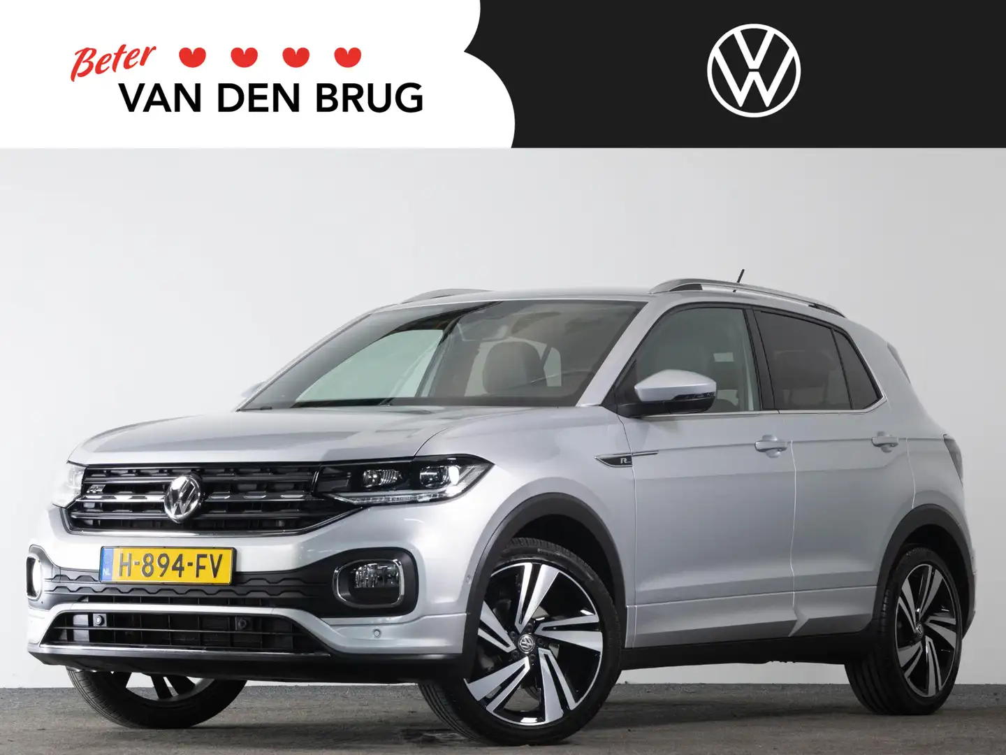 Volkswagen T-Cross R-Line 1.0 TSI 115 PK DSG | LED | Trekhaak | Achte Grijs - 1