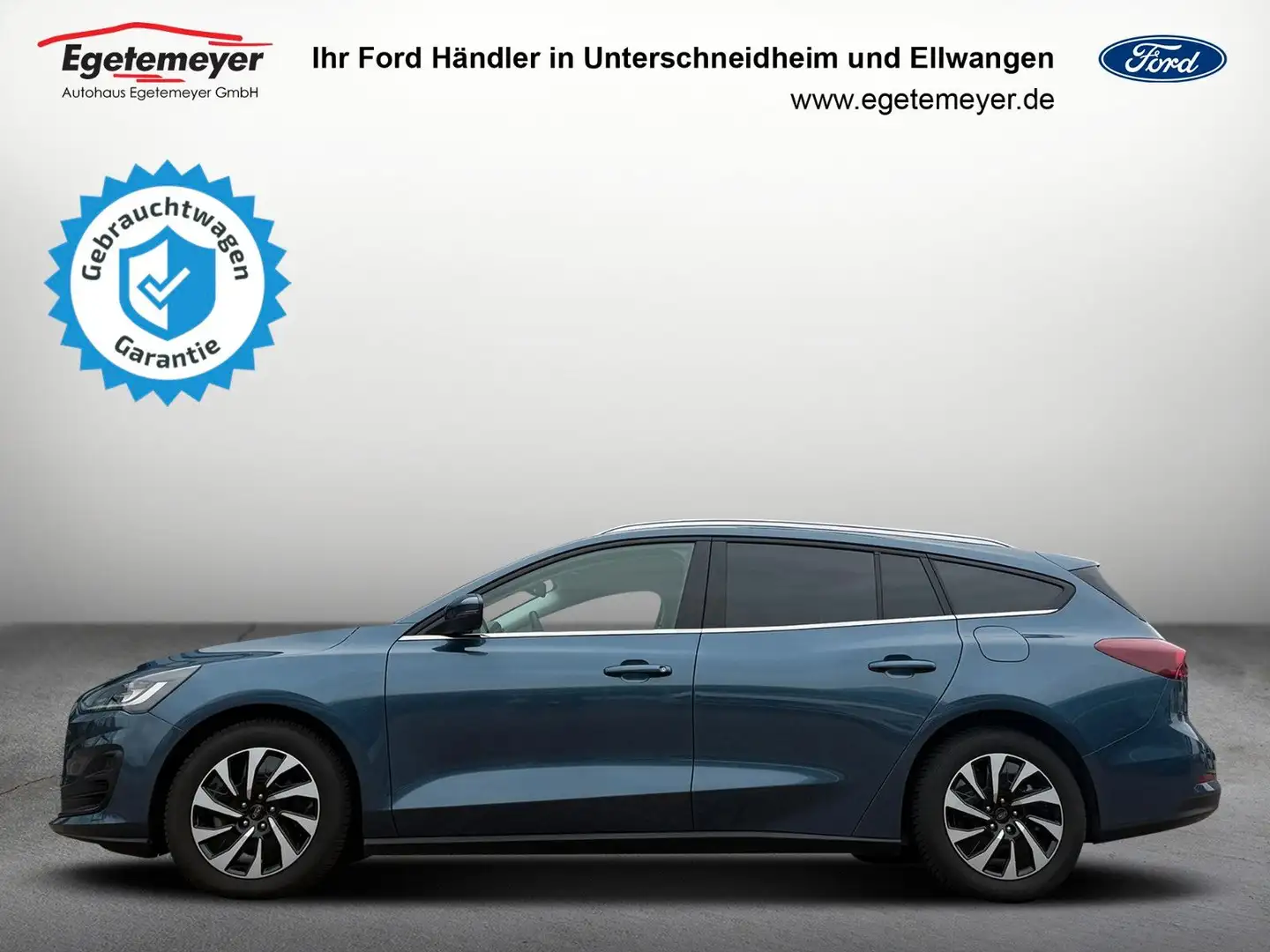 Ford Focus Turnier Titanium AUTOMATIK NAVI AHK BLIS Blau - 2