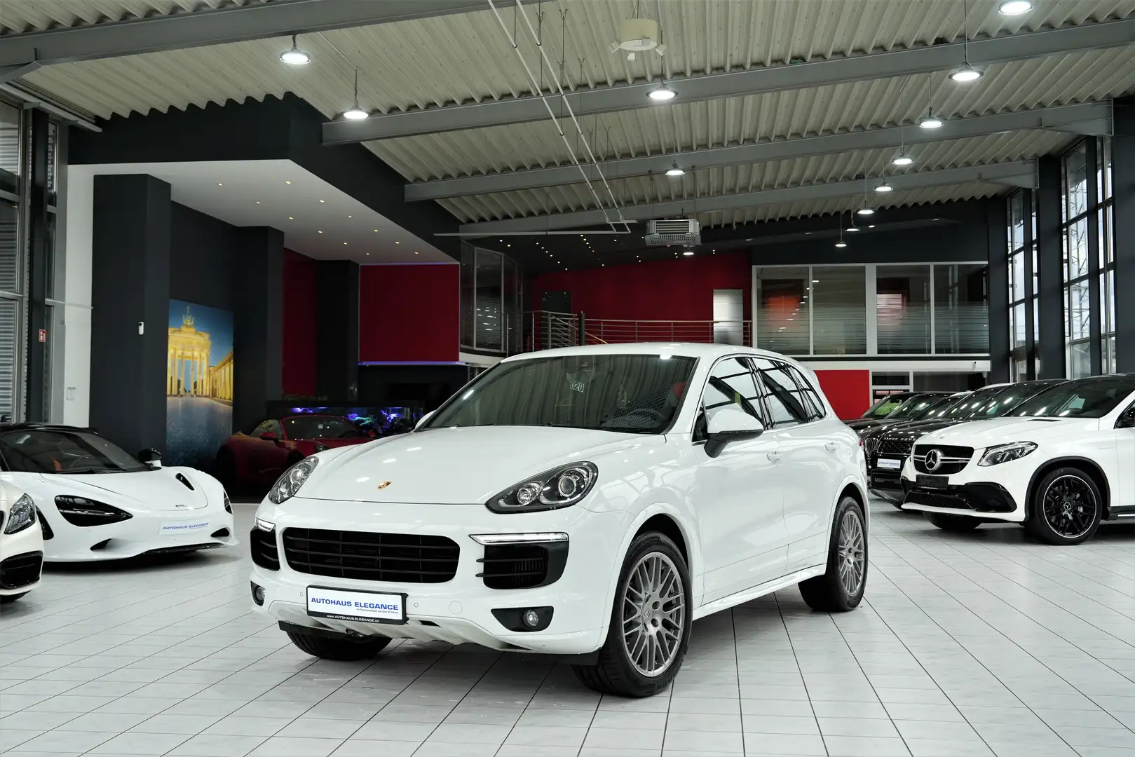 Porsche Cayenne Diesel Blanc - 1