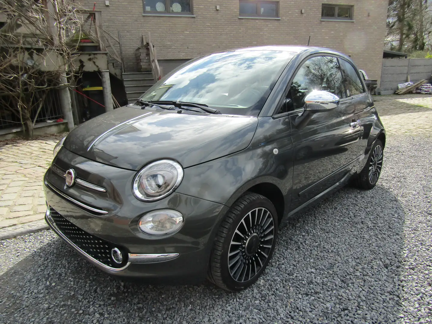 Fiat 500 500 1.2i Clim.Nav.Jantes Gar. 12 mois + Reprise Gris - 1