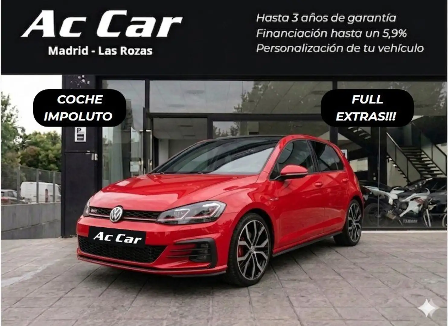 Volkswagen Golf GTI 2.0 TSI Performance DSG7 180kW Rojo - 1