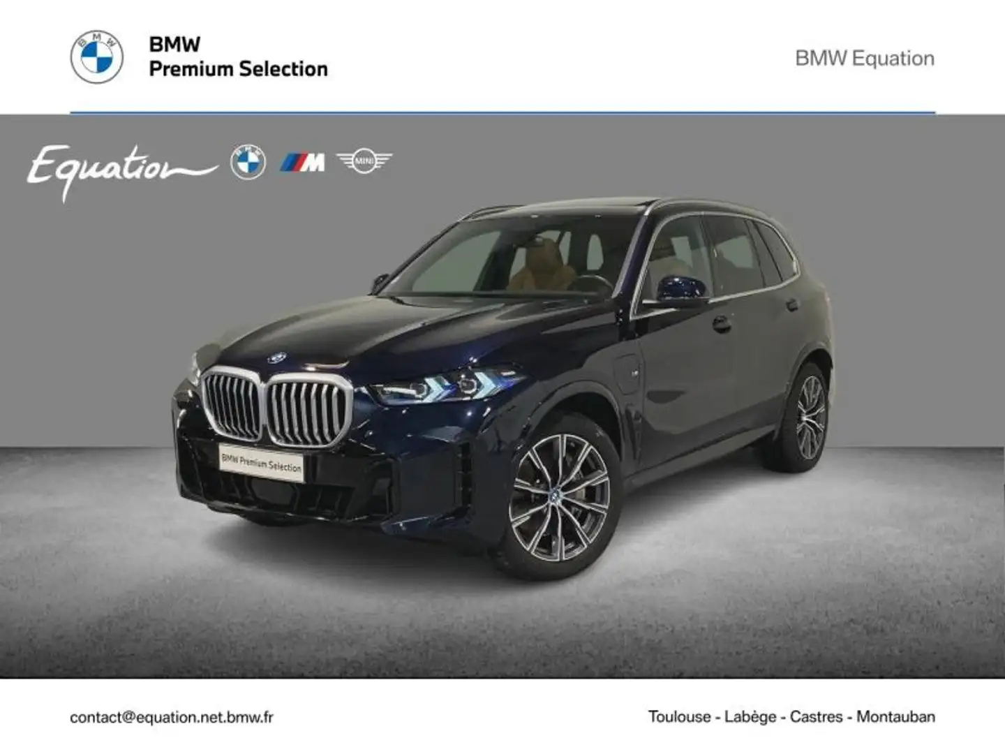 BMW X5 xDrive50e 489ch M Sport Noir - 1