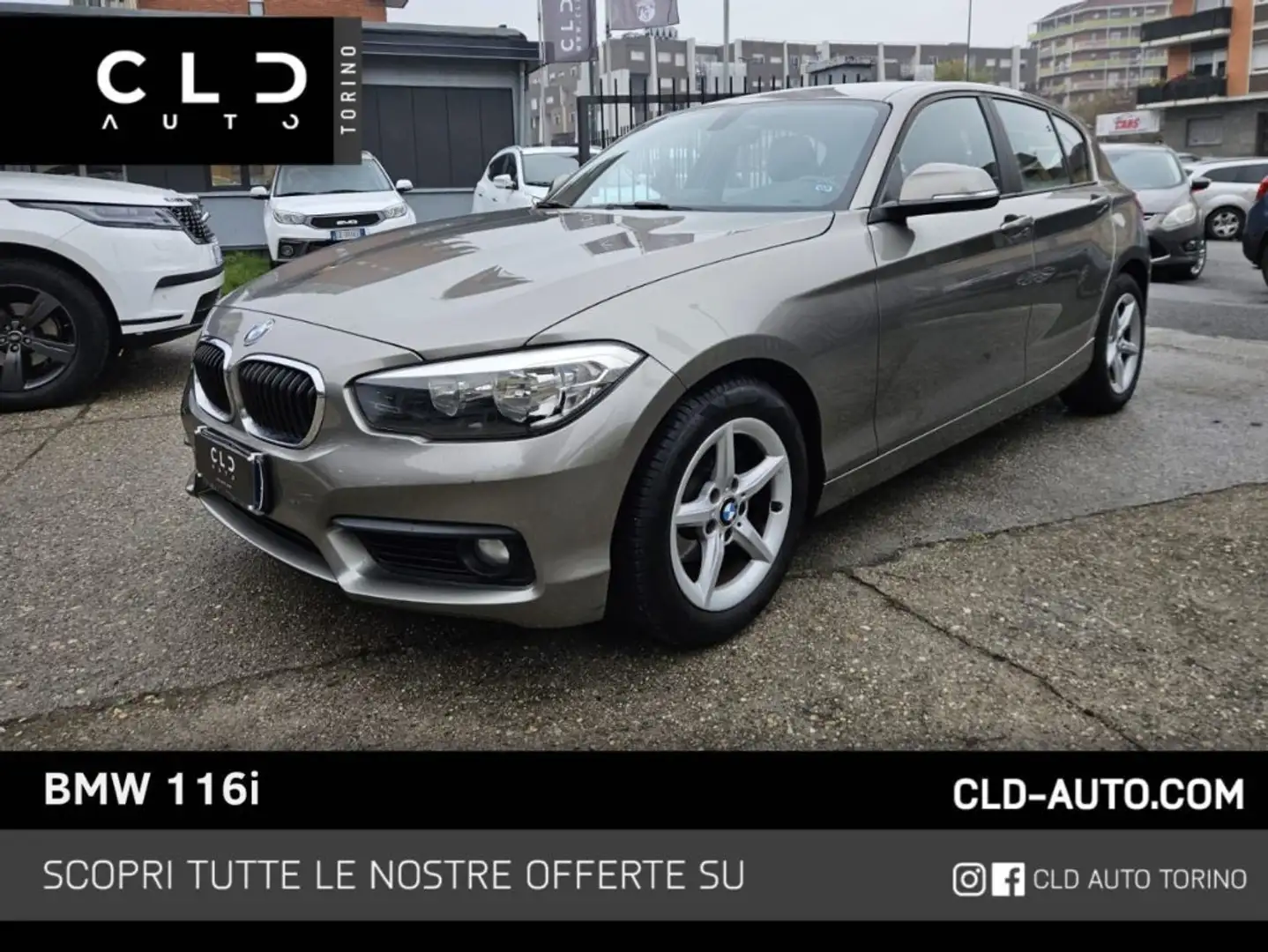 BMW 116 i 5p. Advantage Grijs - 1