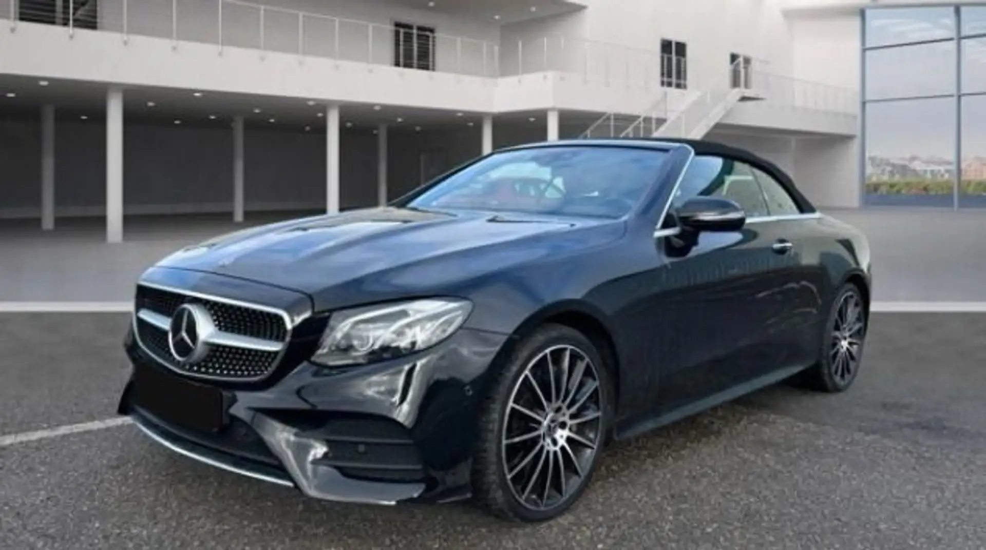 Mercedes-Benz E 400 E400 CABRIO AMG LINE 4MATIC HuD MEMORY BURMESTER Negro - 2