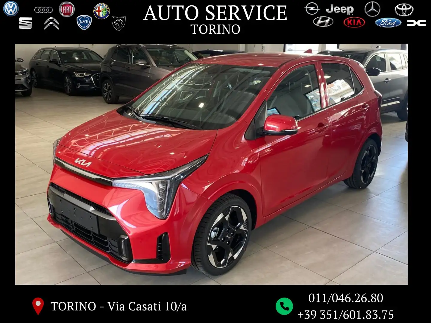 Kia Picanto 1.0 mpi 61cv Gpl Urban NUOVA PRONTA CONSEGNA Rosso - 1