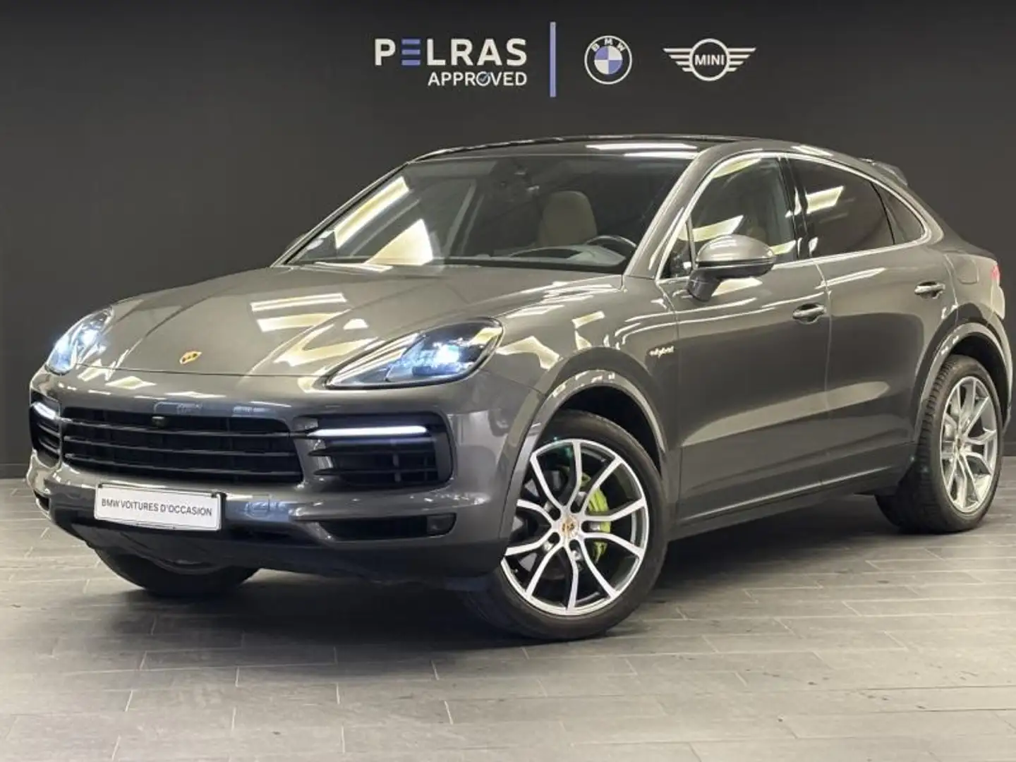 Porsche Cayenne 3.0 V6 462ch E-Hybrid Gris - 1