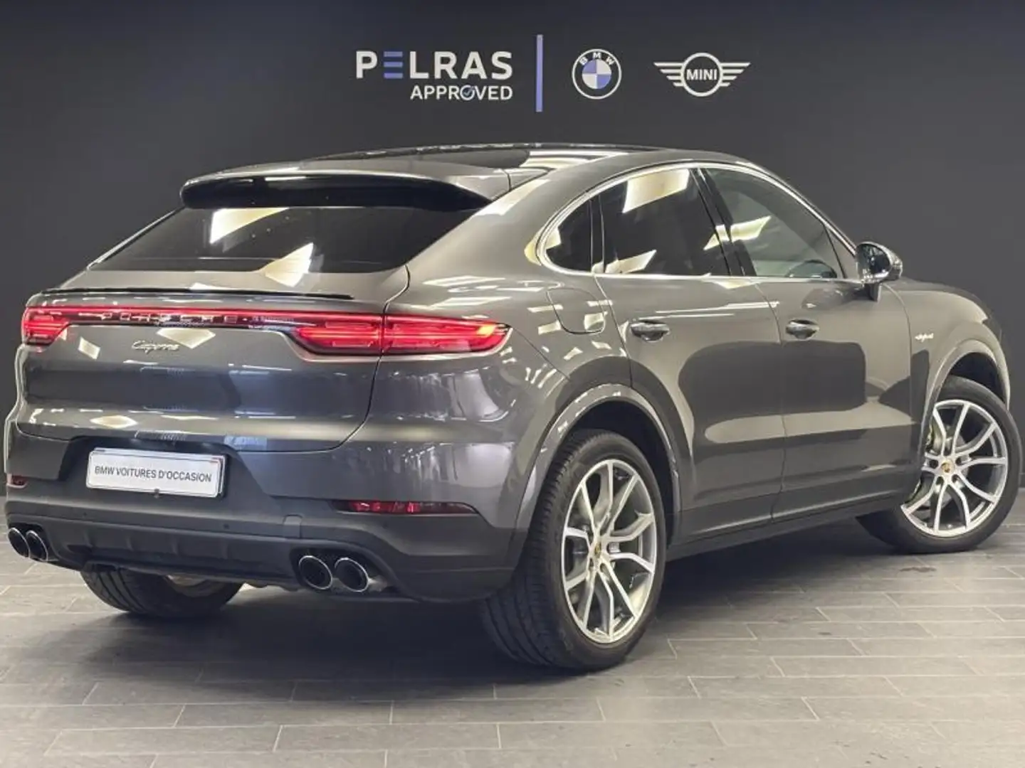 Porsche Cayenne 3.0 V6 462ch E-Hybrid Gris - 2