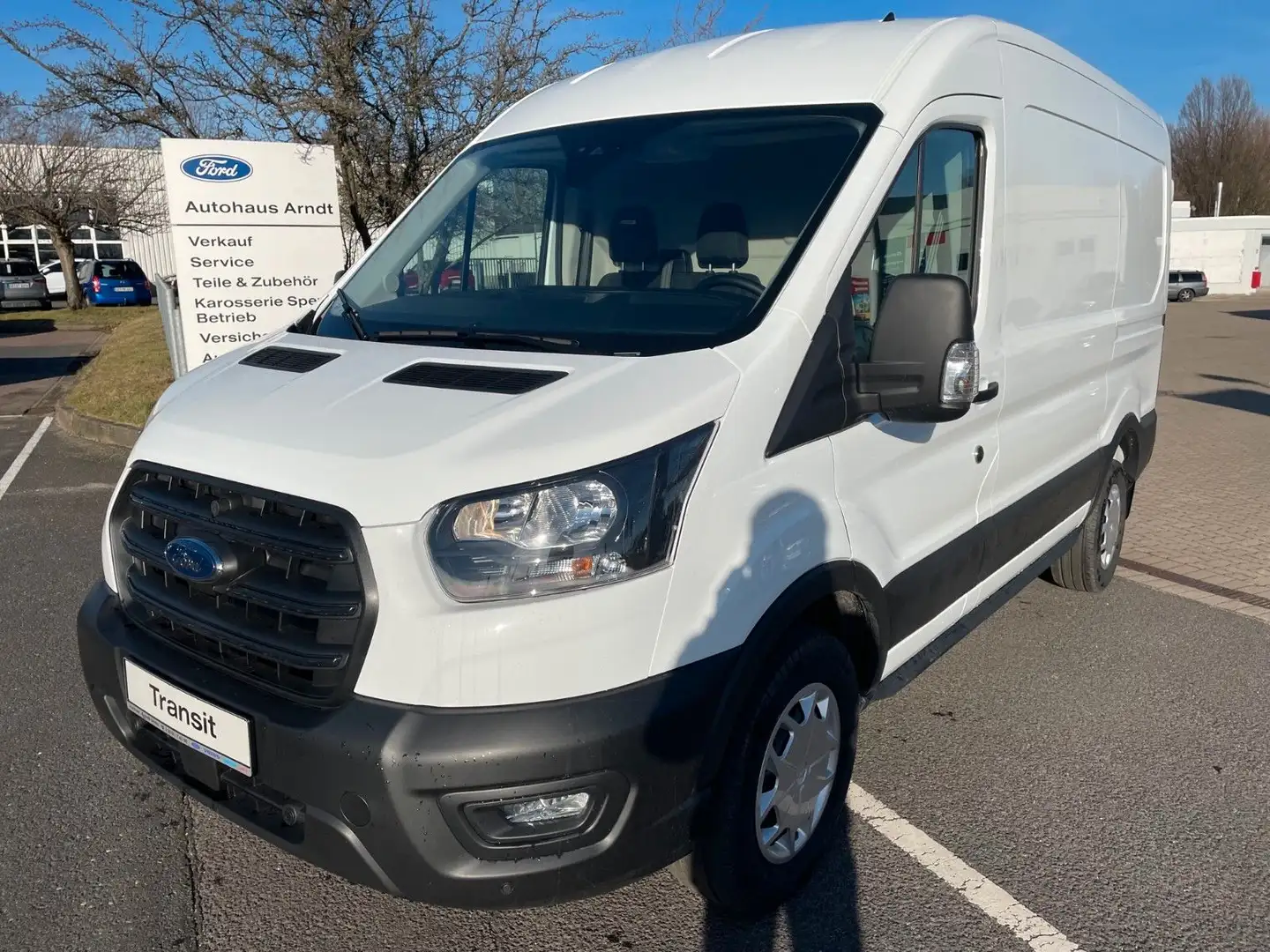 Ford Transit Kasten 290 L2 Trend 130 PS *GJR*HOLZ*AHK Weiß - 1