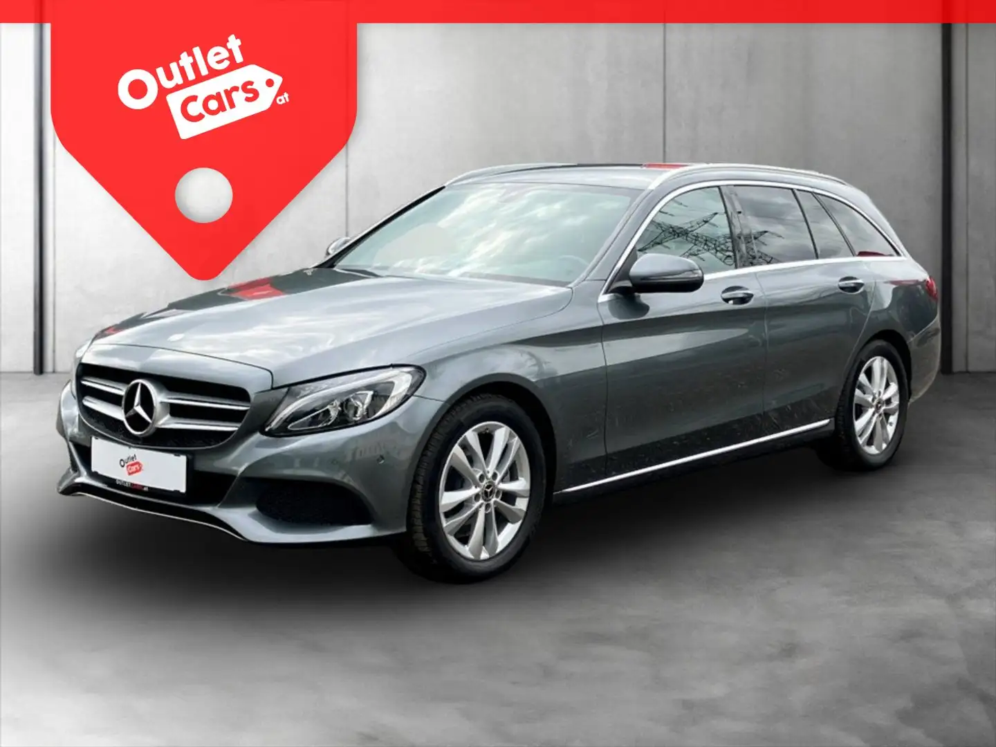 Mercedes-Benz C 200 d G- 7G Avantgarde Tronic Plus LED+NAV+SHZ Grau - 1