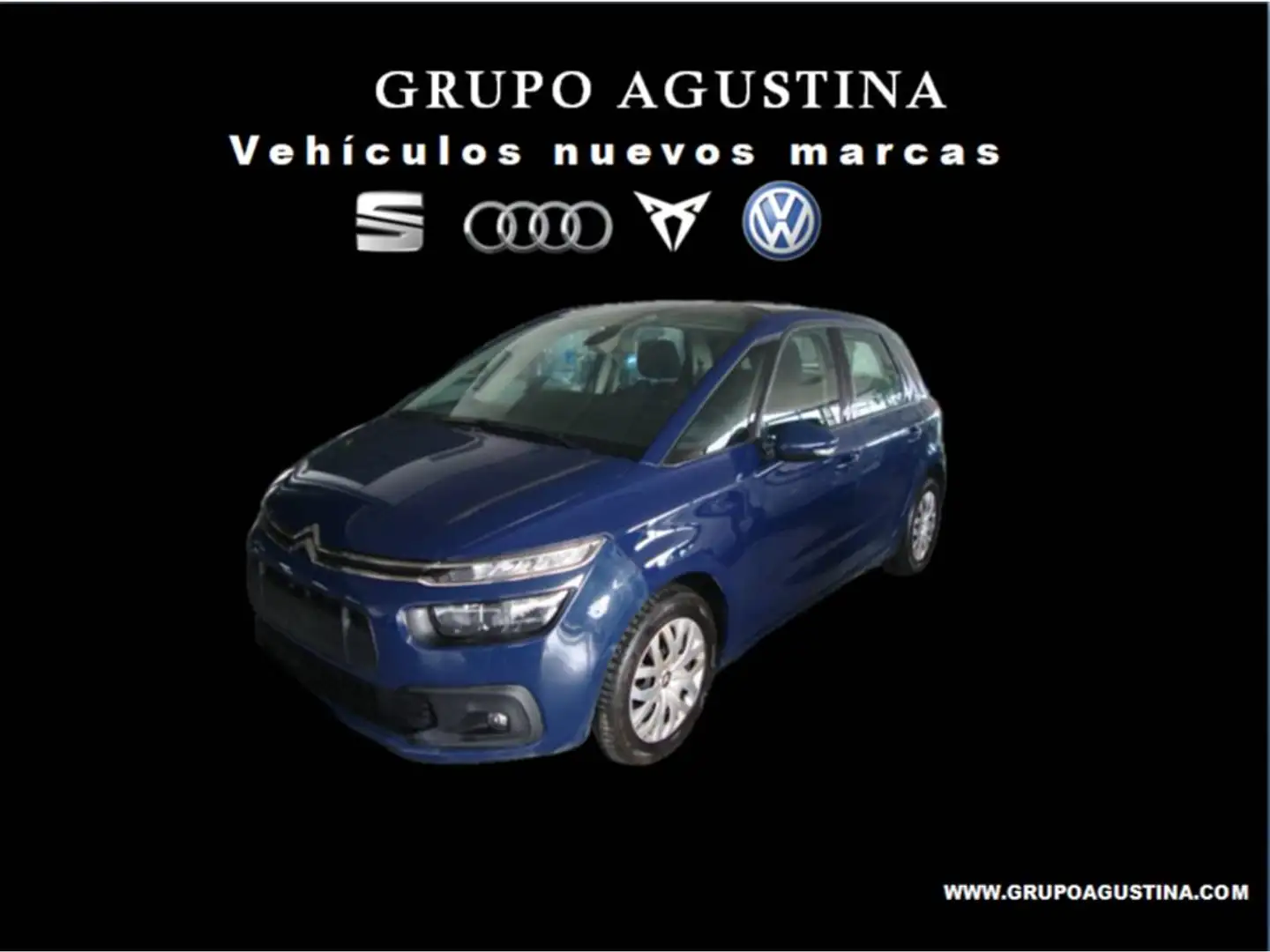 Citroen C4 Picasso 1.2 PureTech S&S EAT6 Live 130 Azul - 1