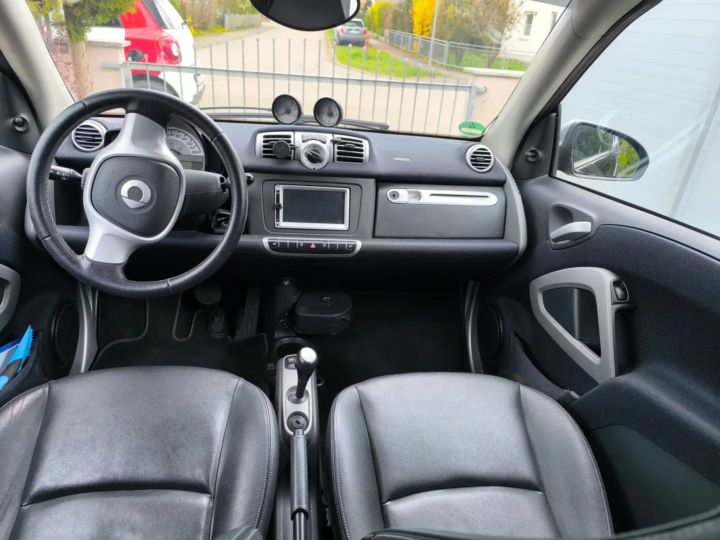 smart forTwo Smart ForTwo cabrio AHK Leder Frontbügel Schwarz - 2