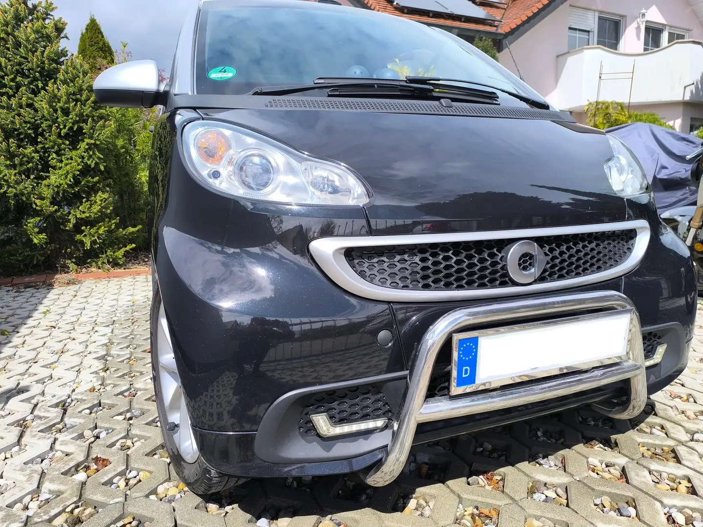 smart forTwo Smart ForTwo cabrio AHK Leder Frontbügel Schwarz - 1