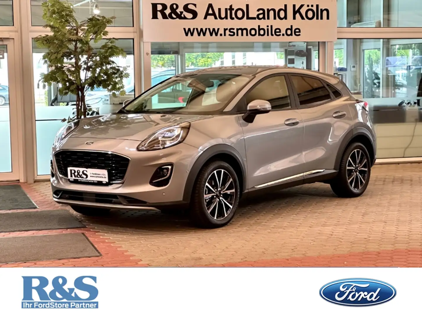 Ford Puma Titanium X+AHK+Navi+Rückfahrkamera+B&O Silber - 1