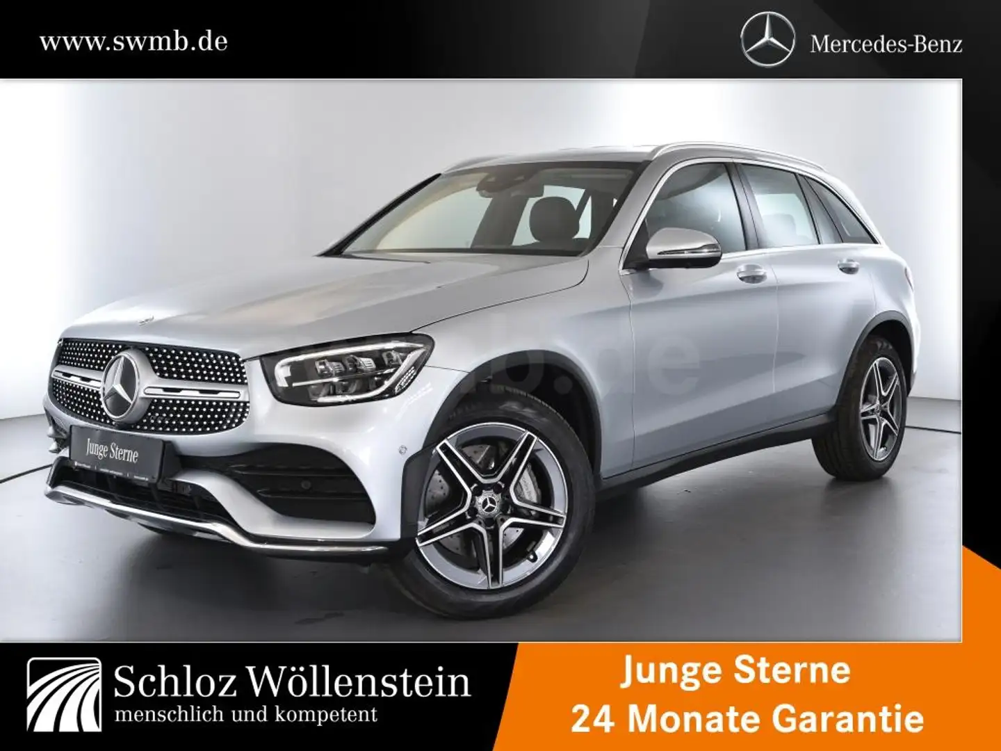 Mercedes-Benz GLC 300 e 4M AMG/LED/AHK/Business-P/DISTRONIC/HuD Argent - 1