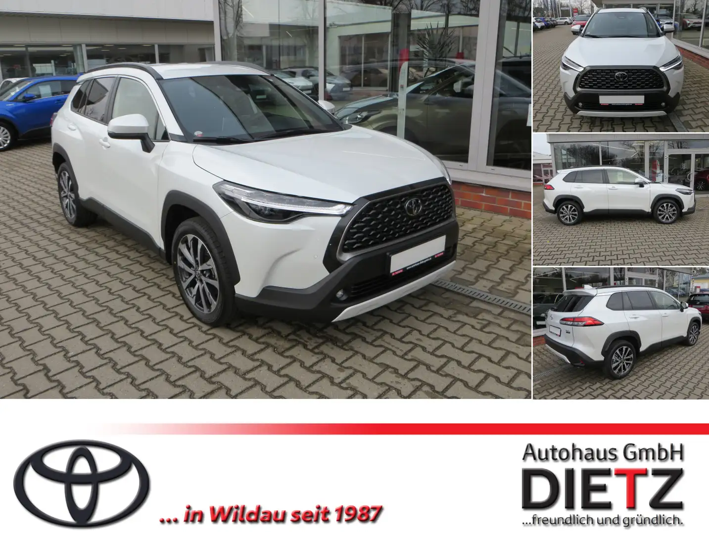 Toyota Corolla Cross 2.0 Hybrid Team D FWD (EURO 6e) Weiß - 1