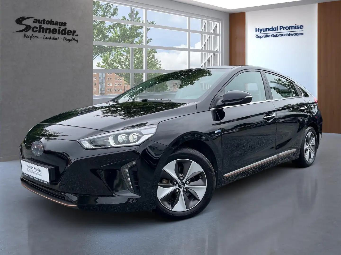 Hyundai IONIQ EV 28kWh Premium NAVI/ACC/ESD/LED/DAB+/KAMERA Schwarz - 1