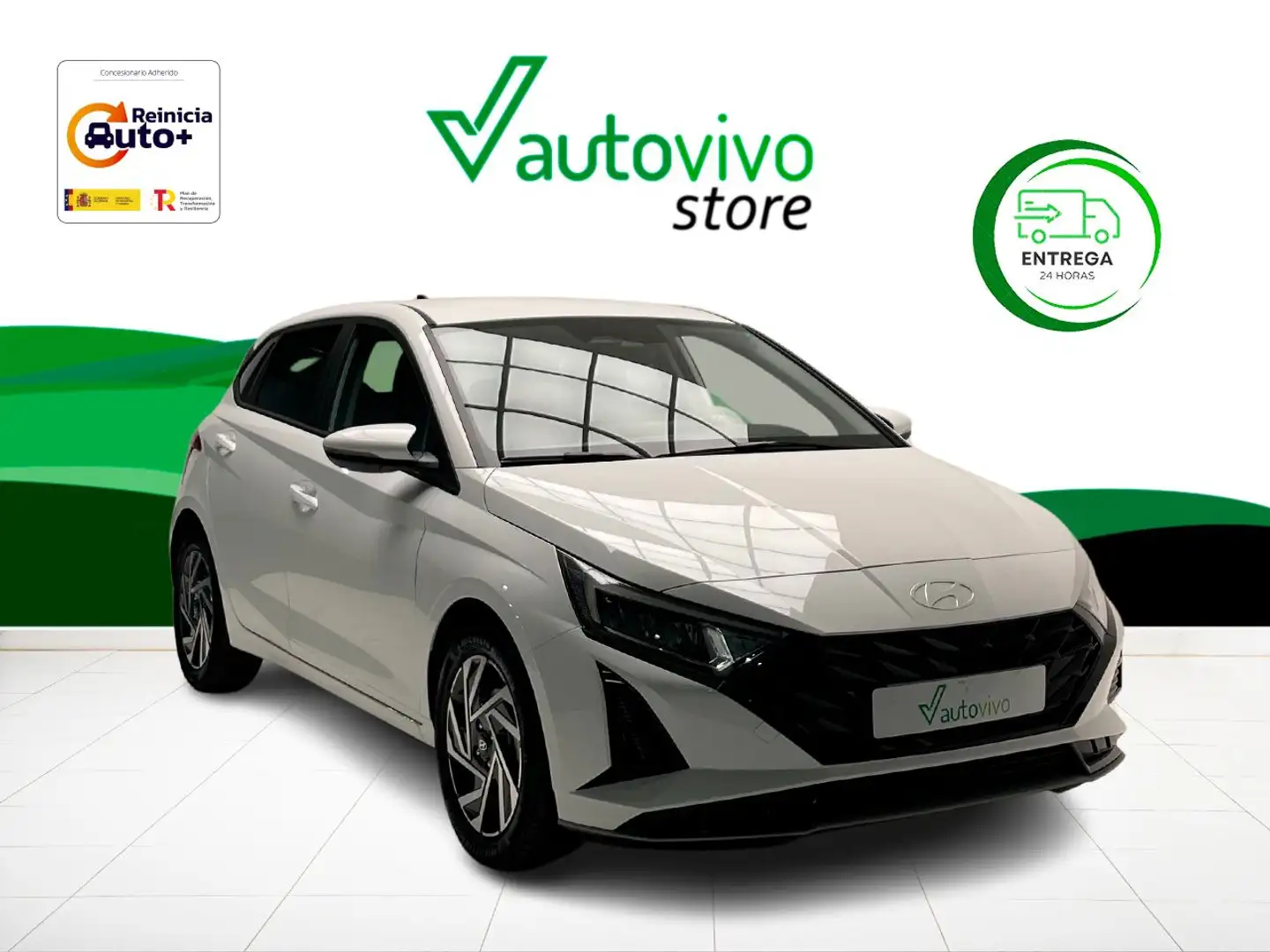 Hyundai i20 1.2 MPI Klass Weiß - 1