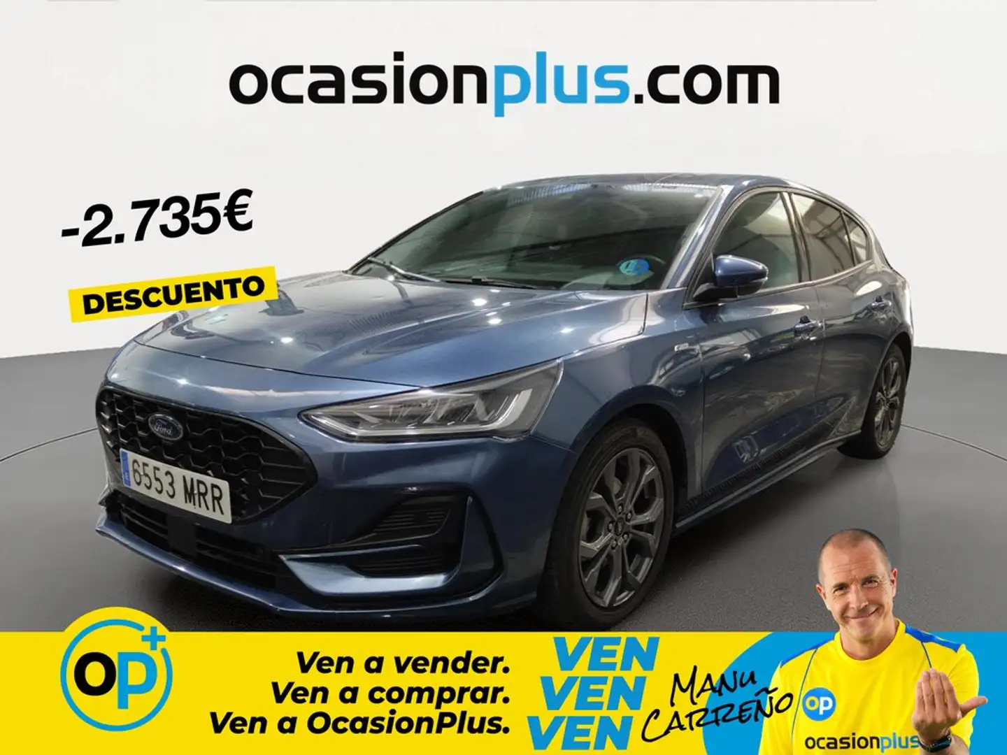 Ford Focus 1.0 Ecoboost MHEV ST-Line 155 Aut. Azul - 1