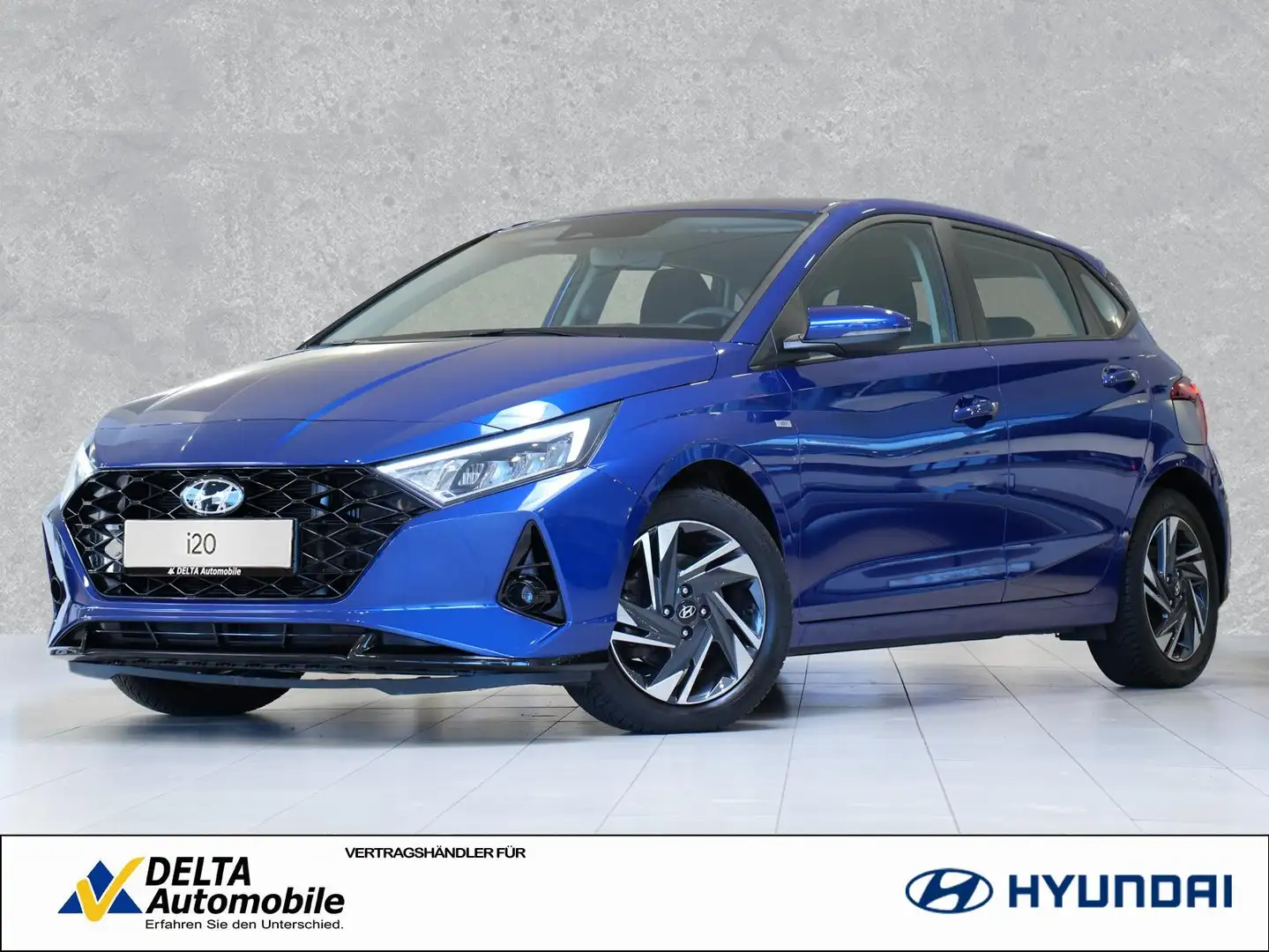Hyundai i20 1.0 TGDI DCT Trend Voll-LED Carplay Kam Andr Blau - 1