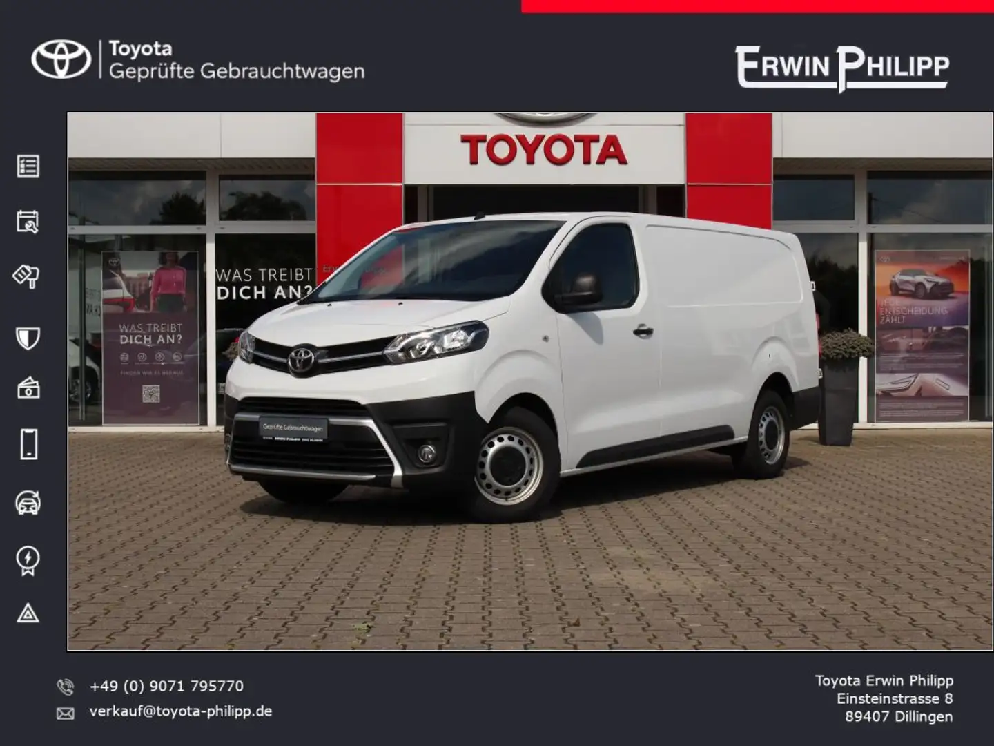 Toyota Proace 2.0 L2 Automatik Meister *Carplay*Android Auto* Bianco - 1