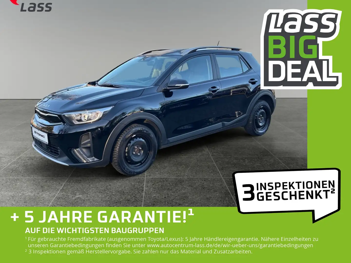Kia Stonic 1.2 Vision Klimaaut DAB SHZ PDC Apple Schwarz - 1
