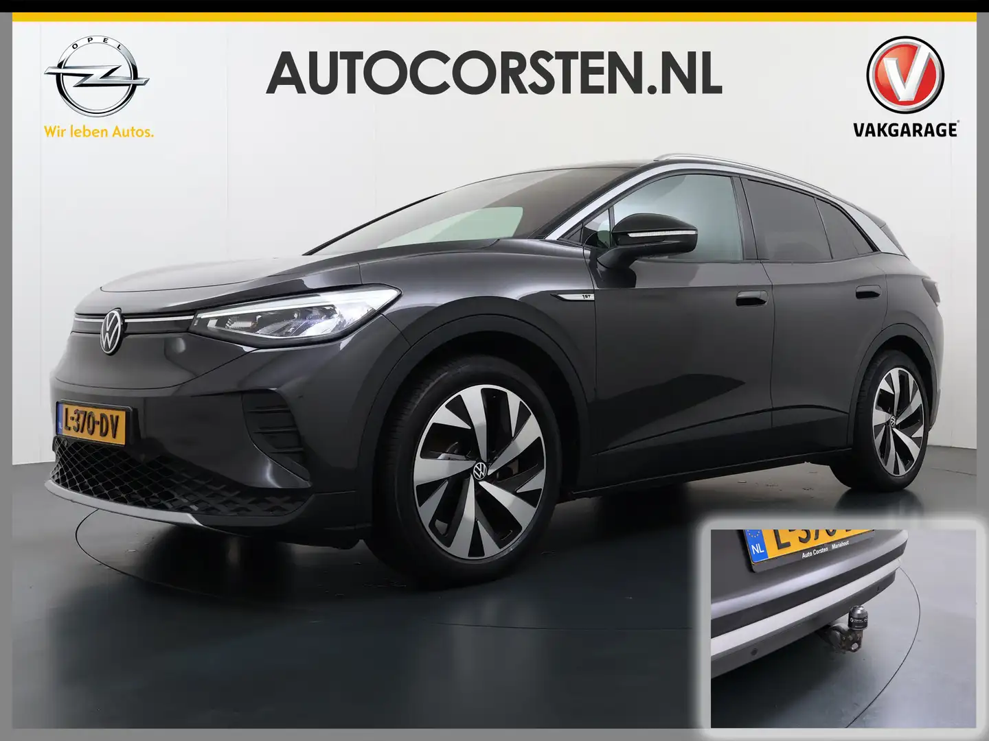 Volkswagen ID.4 204pk 1st 77kWh Trekhaak Leer/Alcantara Adap.Cruis Grau - 1