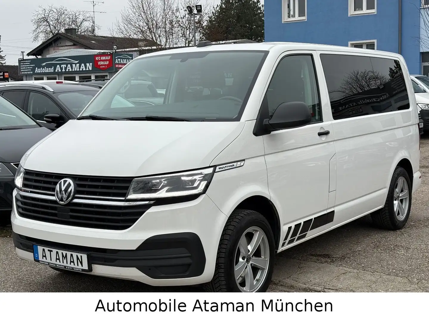 Volkswagen T6 Multivan T6.1 2.0 TDI Multivan *4Motion* / LED / 6-Sitze Weiß - 1