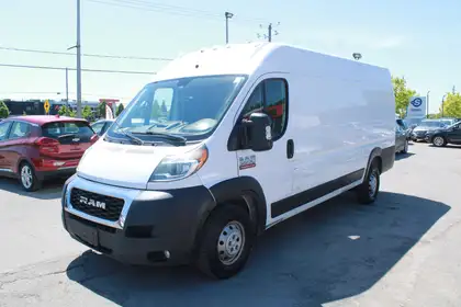 White 2019 RAM ProMaster 3500 159 High Roof Extended Cargo Van FWD Van Front-Wheel Drive 6-Speed Automatic
