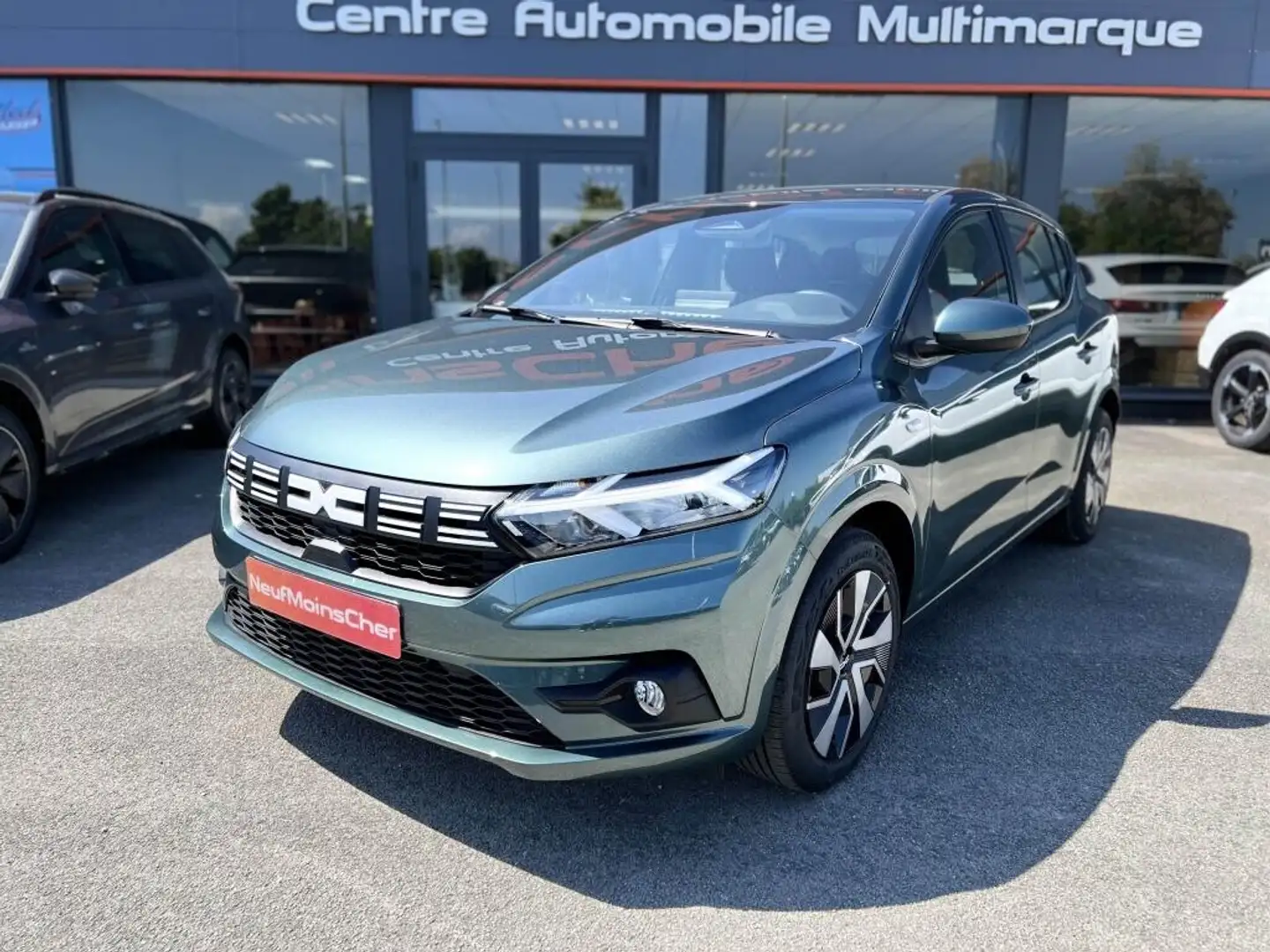 Dacia Sandero EXPRESSION 1.0 ECO-G 100cv + Climatisation automat Vert - 2
