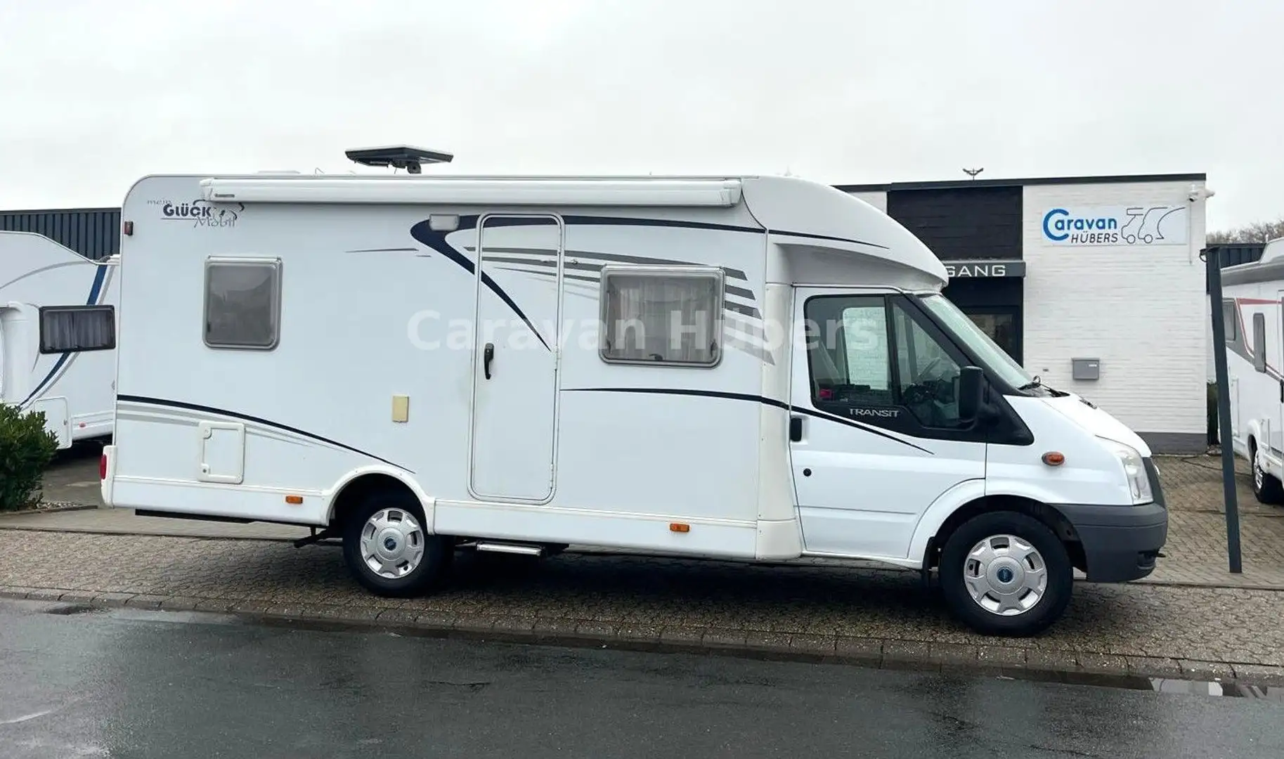 Glücksmobil T 345 - Festbett - Klima - Sat/TV - Solar - Weiß - 2