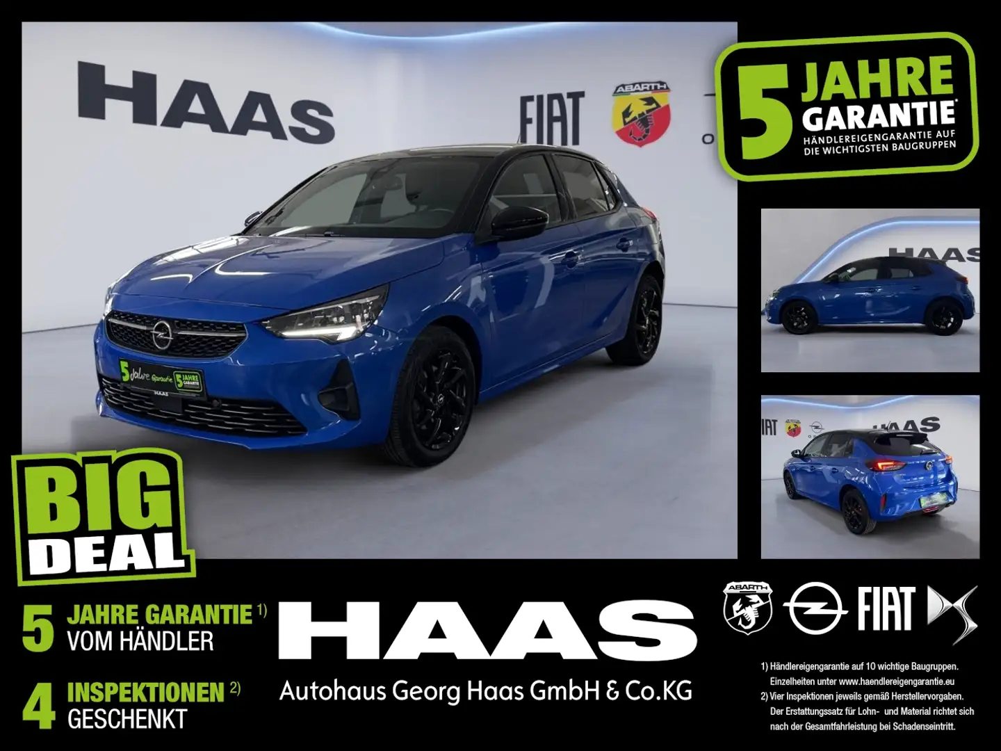 Opel Corsa F 1.2 Turbo Klimaautomatik Bluetooth Blau - 1