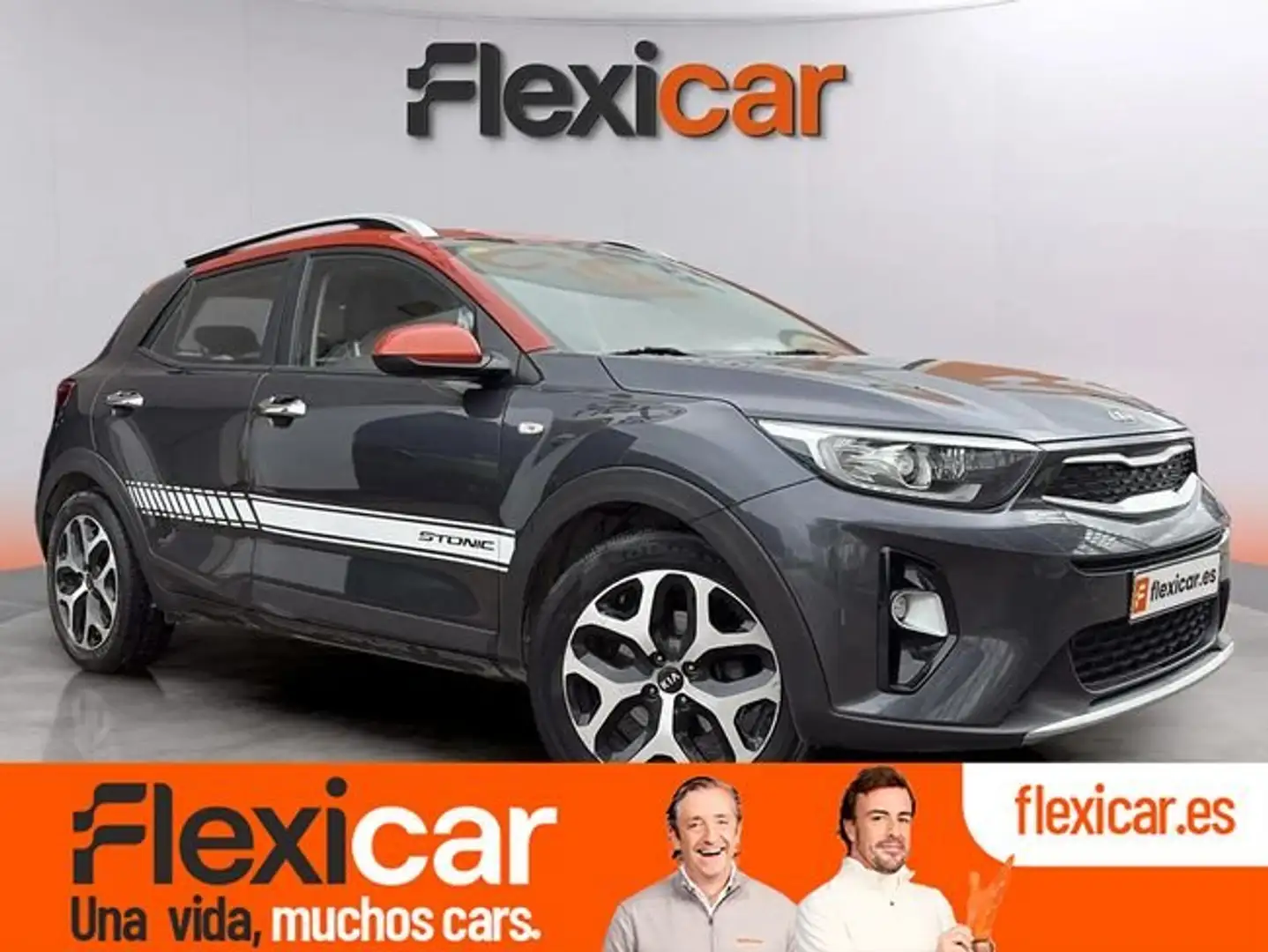 Kia Stonic 1.2 CVVT Eco-Dynamic Business 84 Gris - 1