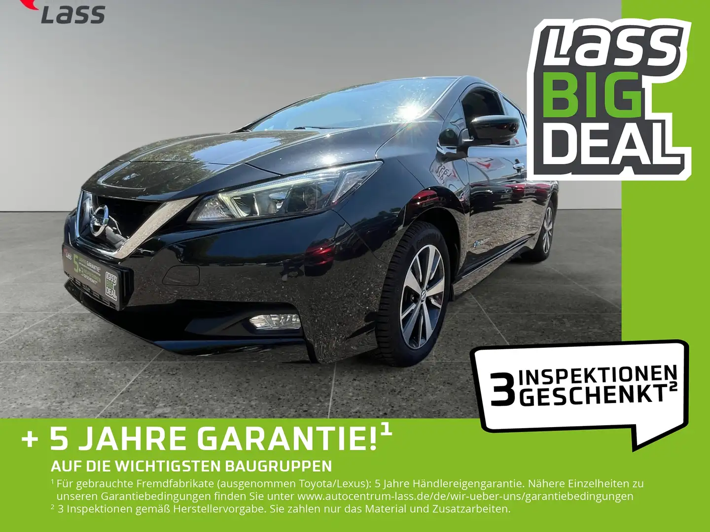 Nissan Leaf 40kWh Acenta Kamera, GJR, Navi, Schwarz - 1