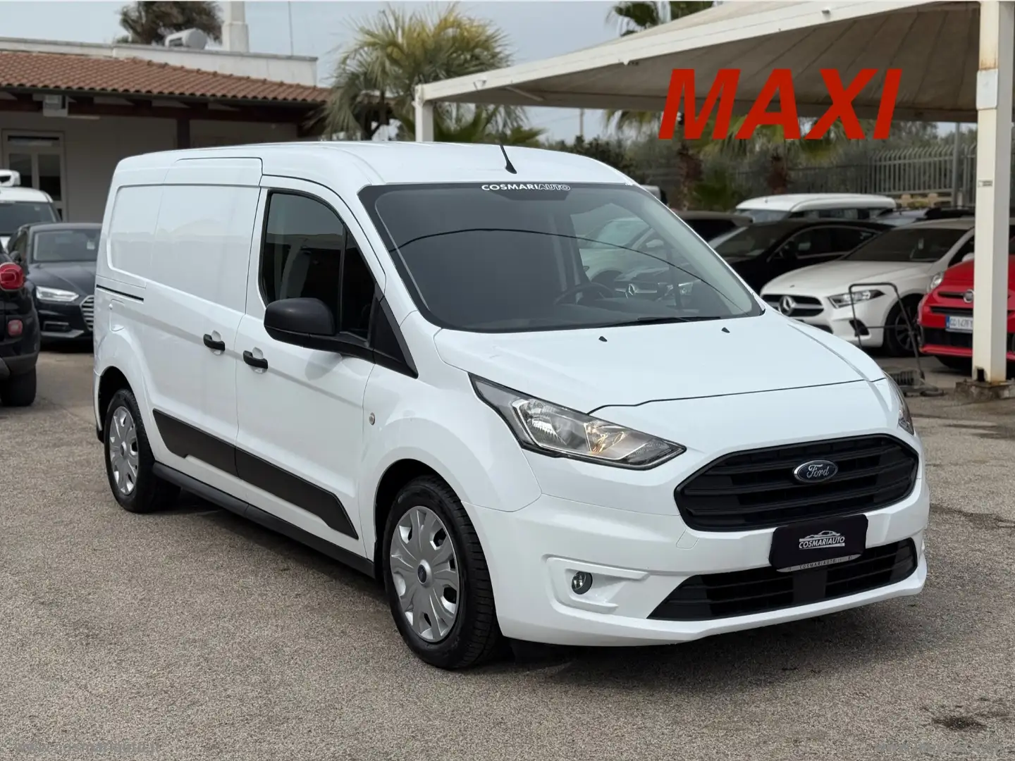 Ford Transit Connect Tran.Con. MAXI 3 POSTI 1.5TDCi 100 Blanc - 1