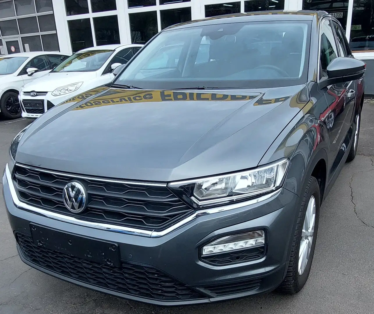 Volkswagen T-Roc Basis1.0 Trendline TSI BMT *Klima*PDC*Navi*USB*AHK Grijs - 1