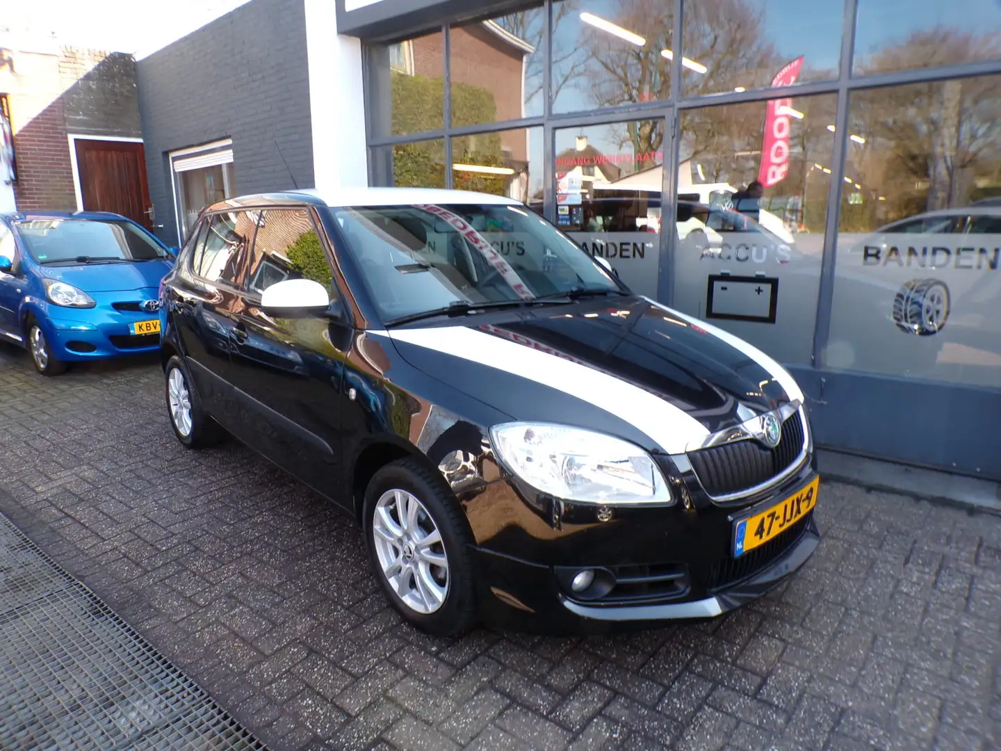 Skoda Fabia 1.4-16V 5-Drs Sportive AIRCO,GOED ONDERHOUDEN! ''Z Schwarz - 2