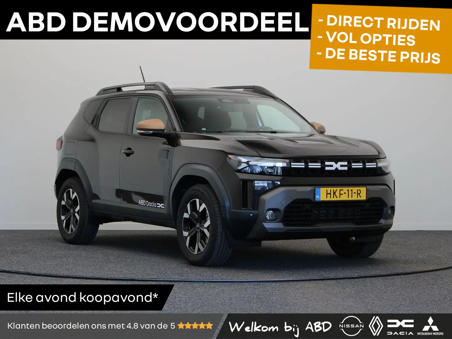 Dacia Duster 1.6 Hybrid 140pk Extreme | Auto. parkeerrem | Trek Noir - 1