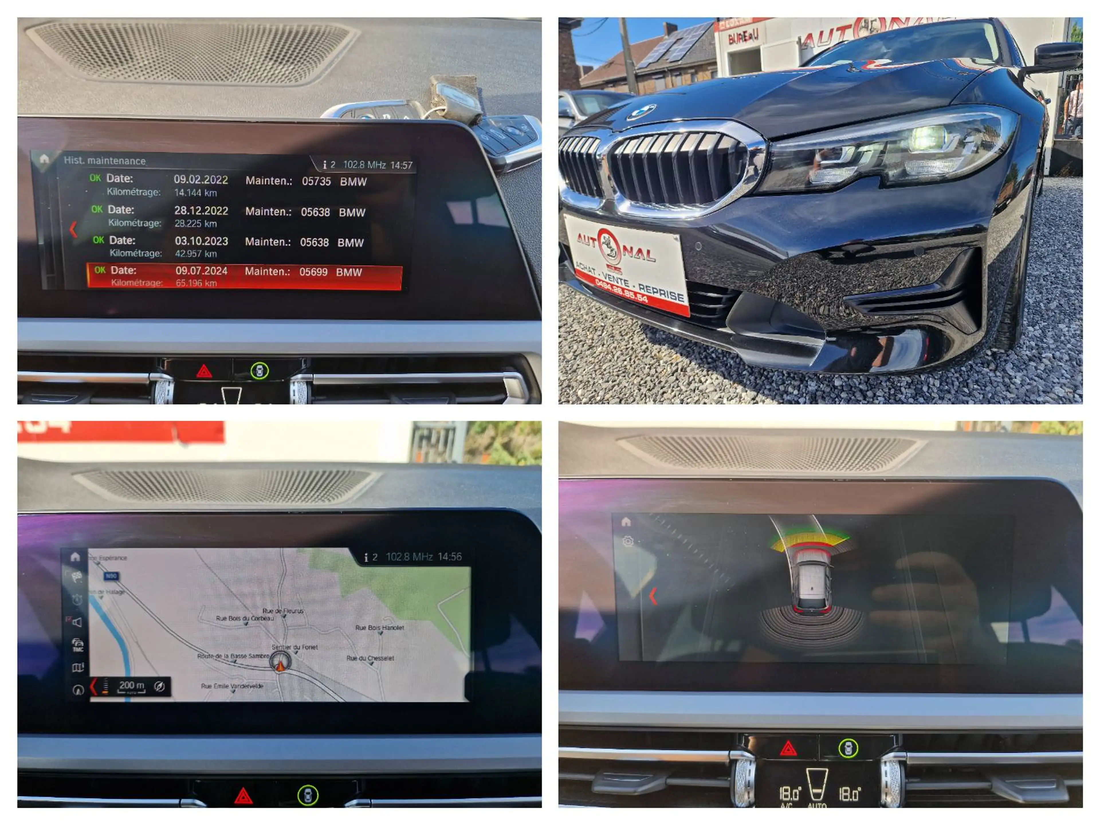 BMW 318 D Touring*CARNET*XENON*GPS*CUIR*PDC*CARPLAY — photo 8
