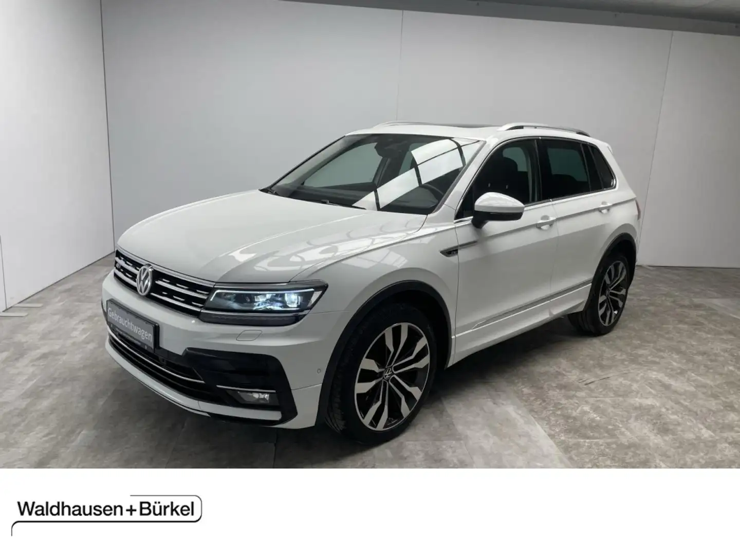 Volkswagen Tiguan 2.0 TSI DSG Highline 4Motion Pano Klima Navi Weiß - 1