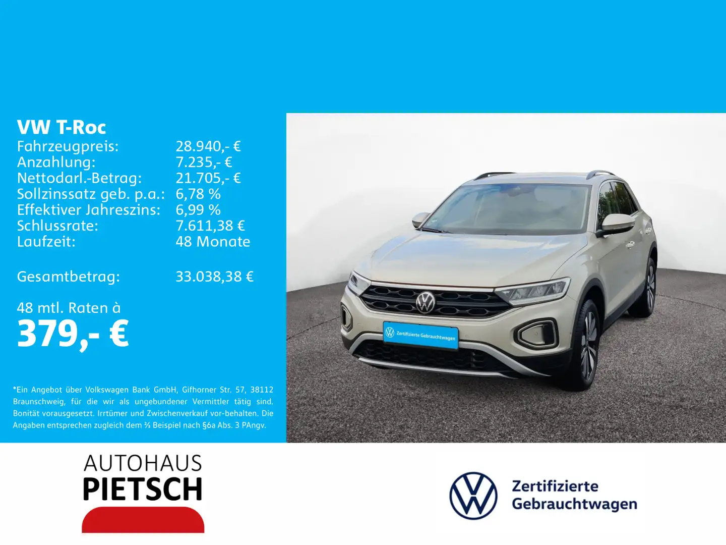 Volkswagen T-Roc 1.5 TSI Life Silber - 1