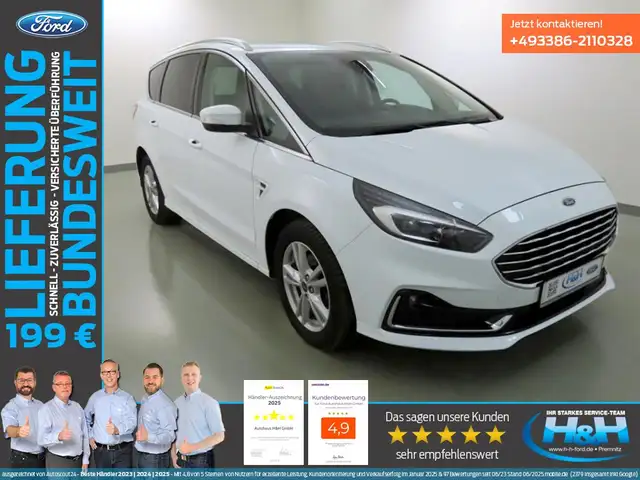 Ford S-Max 2.5 Hybrid Titanium LED+Kam+WinterPak+AHK