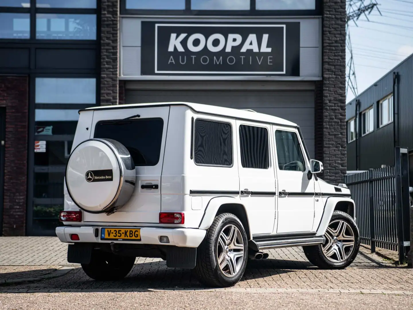 Mercedes-Benz G 500 AMG uitgevoerd | Grijs kenteken | LPG Blanc - 2