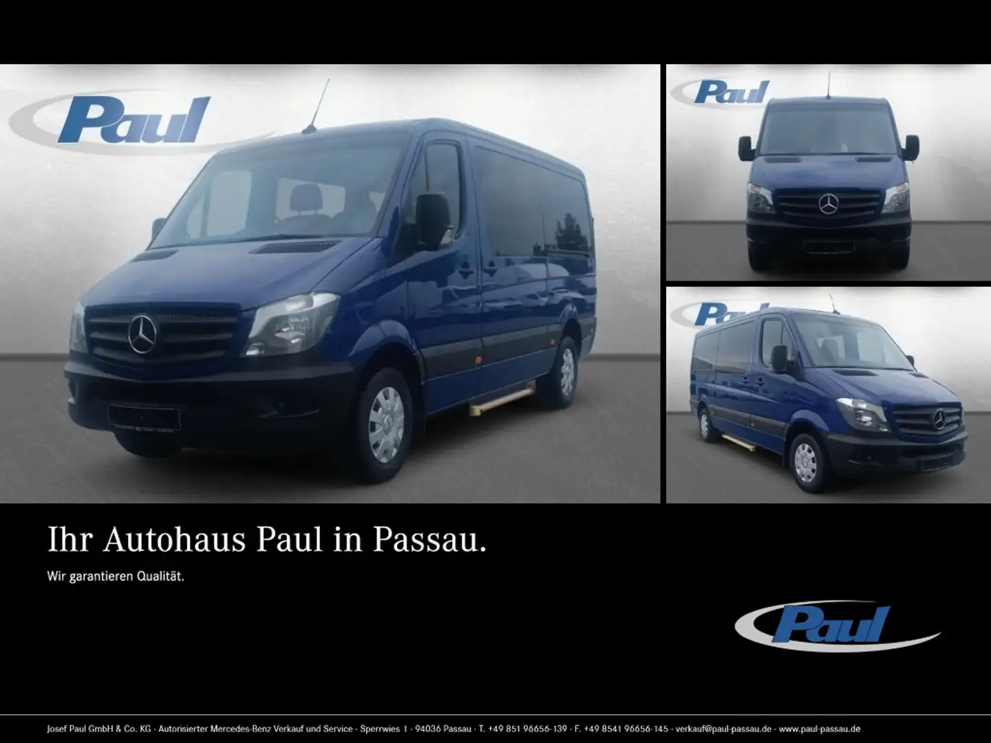 Mercedes-Benz Sprinter 316 CDI Kombi Lift+Navi+Kamera+Sthzg Blau - 1