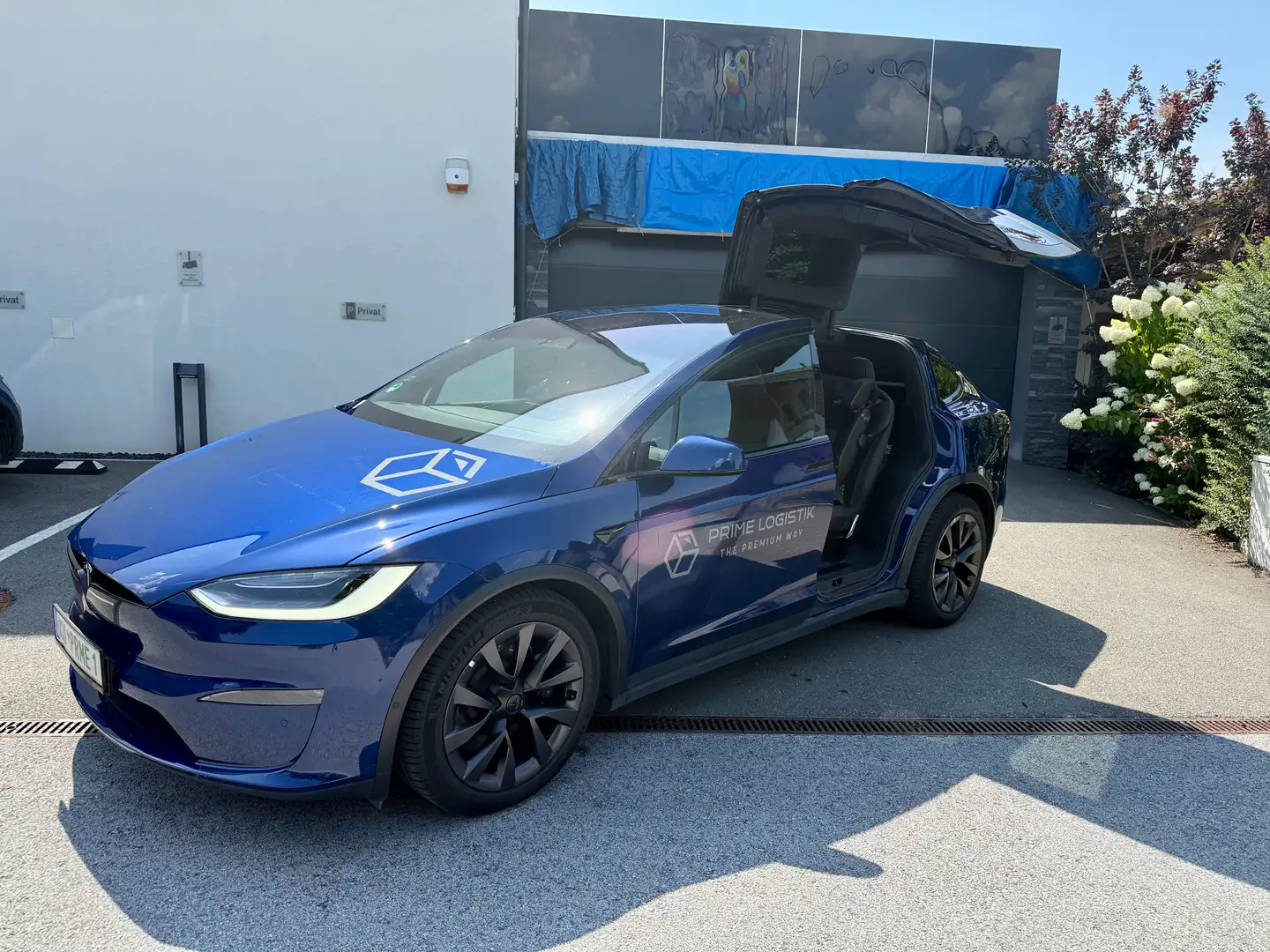 Tesla Model X Model X 100kWh Plaid AWD Plaid Blau - 1