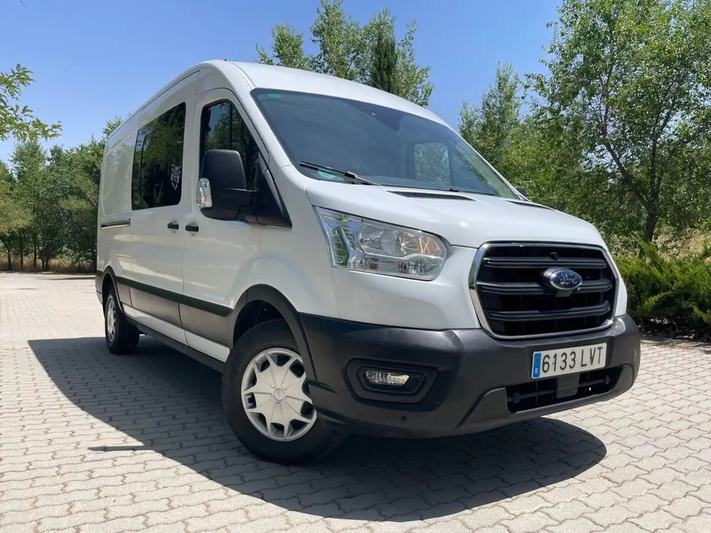 Ford Transit 350 96kW L3H2 Mixta Trend Delantera Blanco - 2