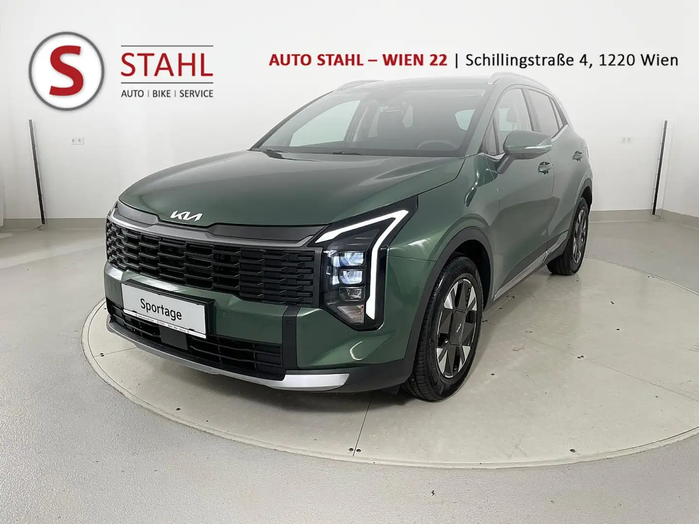 Kia Sportage 1,6 TGDI Silber/MT6/2WD/150/MY26| Stahl Wien 22 Grün - 1