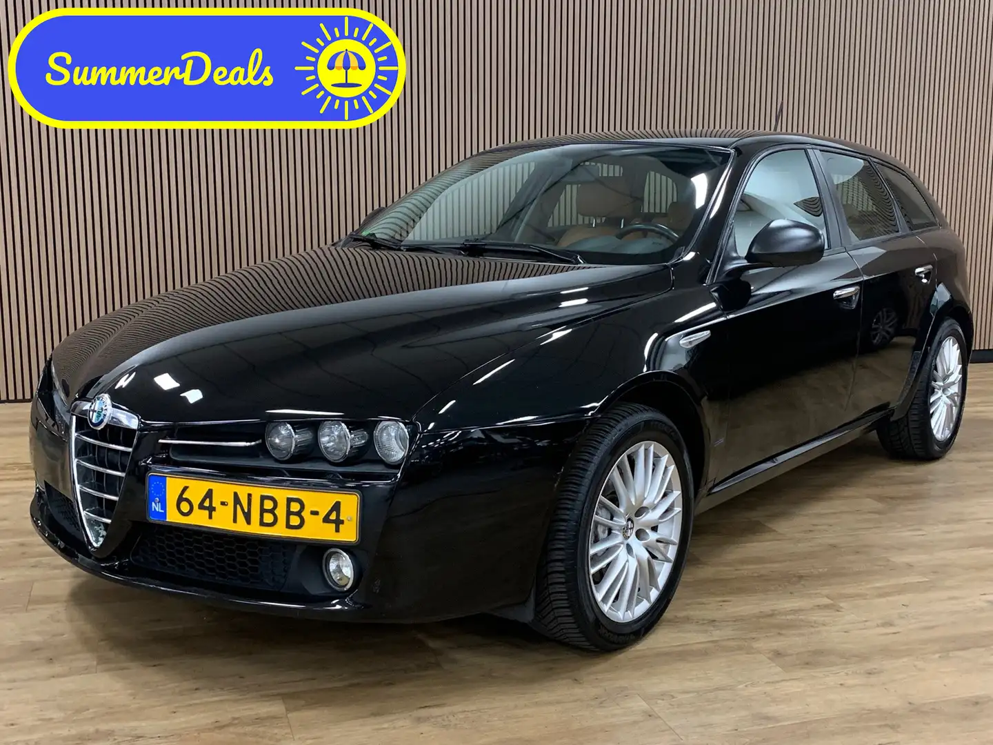 Alfa Romeo 159 Sportwagon 1.8 MPI|Navigatie|Climate Control| Černá - 1