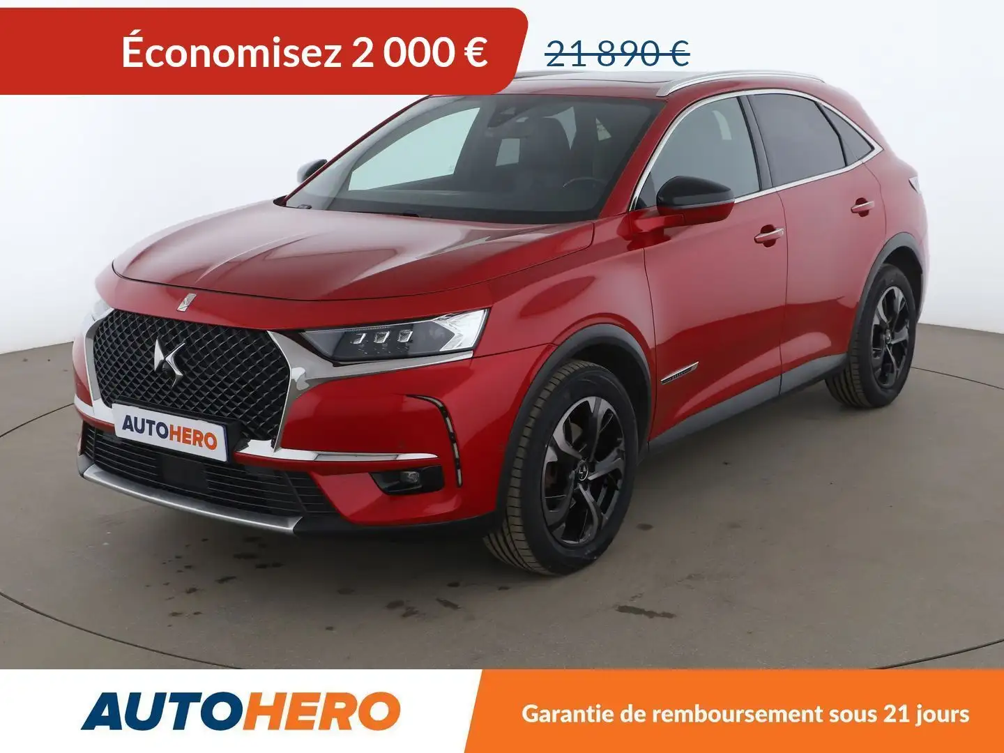 DS Automobiles DS 7 Crossback 1.6 PureTech Automatique Rouge - 1