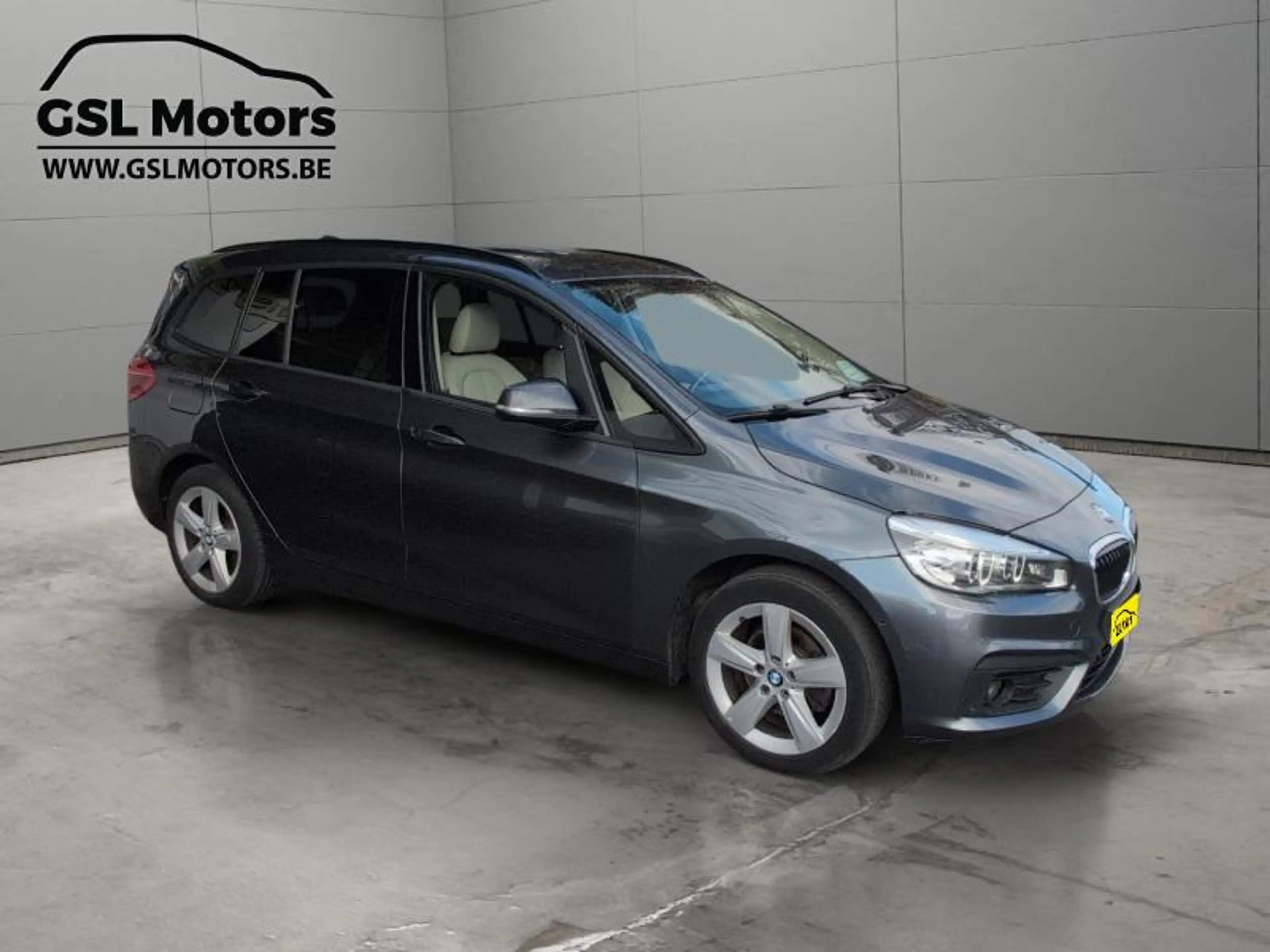BMW 216 Gran Tourer 1.5 115cv gris 04/17 Airco GPS Cruise — photo 3