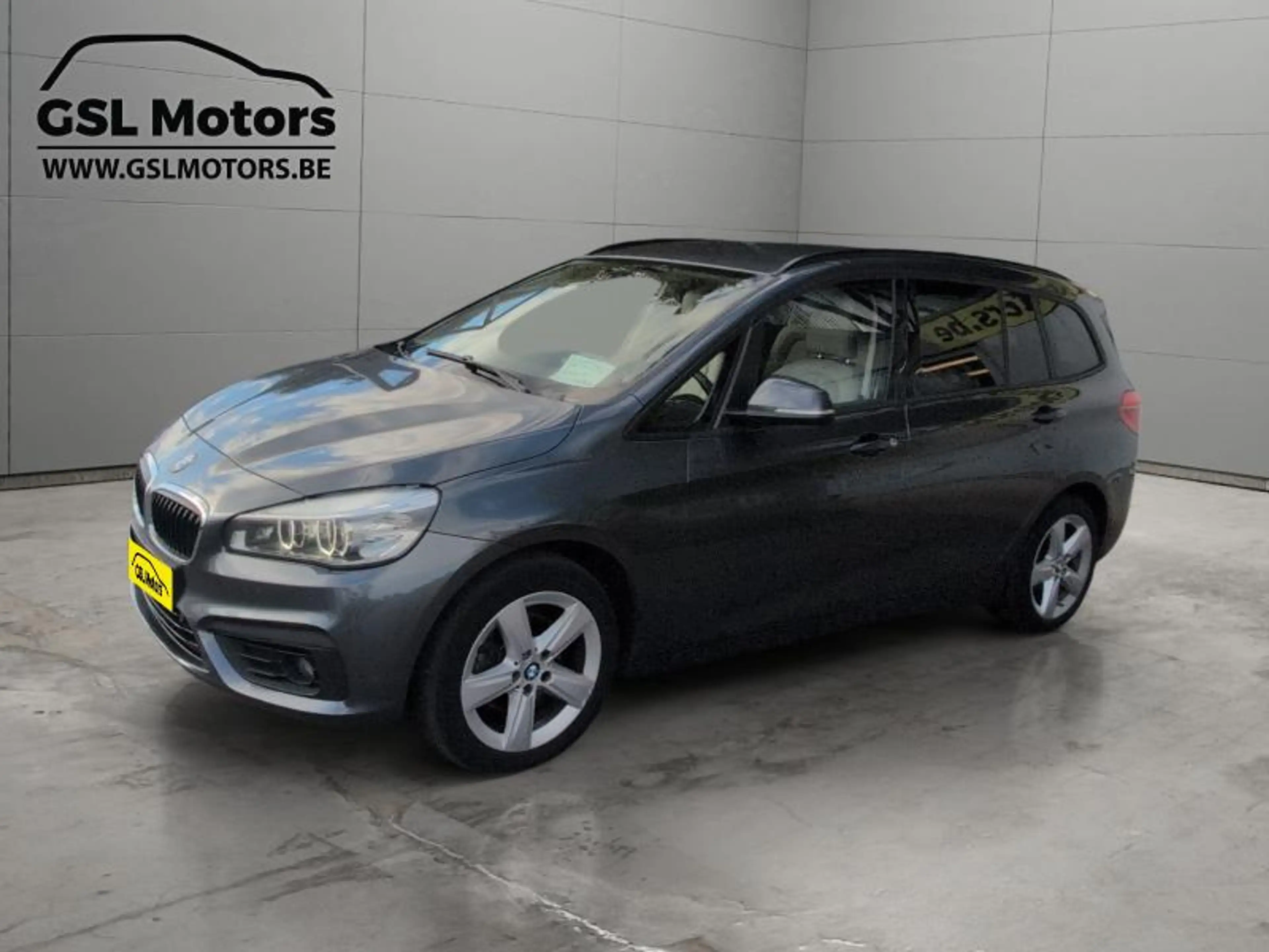 BMW 216 Gran Tourer 1.5 115cv gris 04/17 Airco GPS Cruise